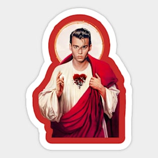 Saint Johnny Depp Sticker